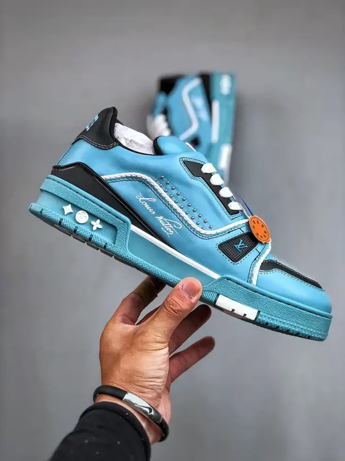 Louis Vuitton Trainer 2024 Show Collection Blue