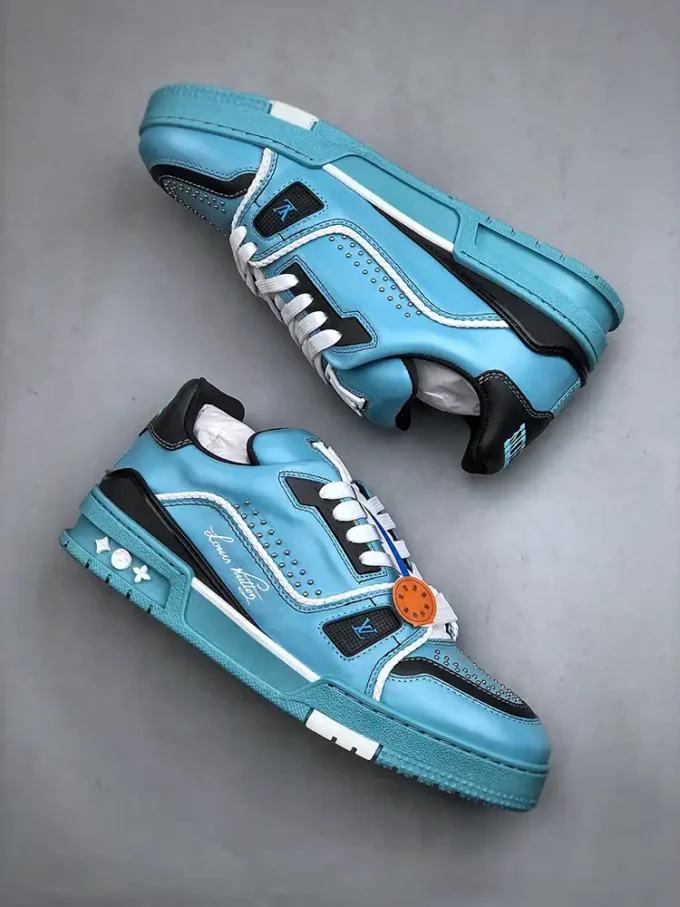 Louis Vuitton Trainer 2024 Show Collection Blue