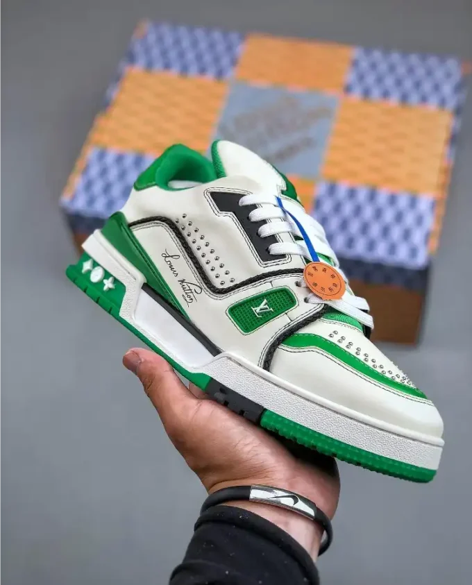 Louis Vuitton Trainer 2024 Show Collection Green