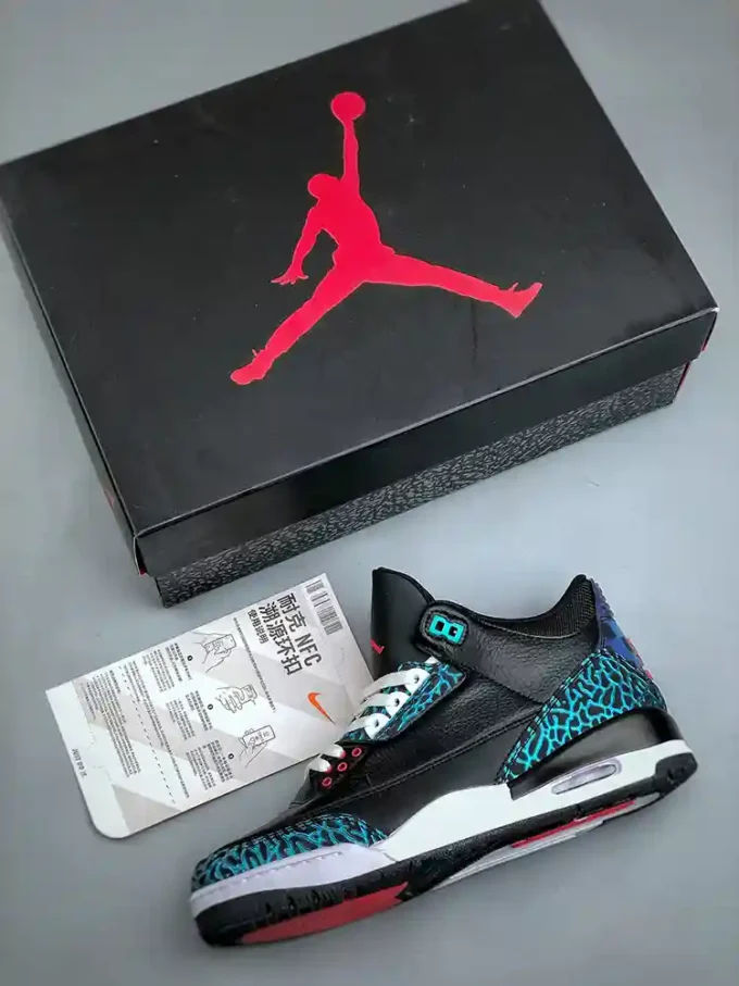 Nike Air Jordan 3 Retro Black/Blue FV5437-001